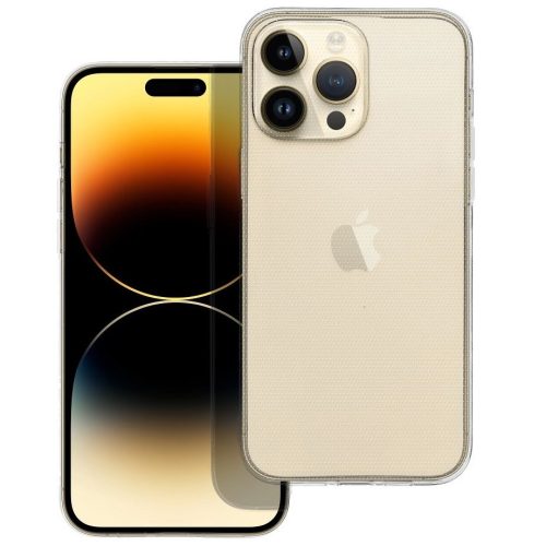 Clear 2mm Apple iPhone Air (2025) ultravékony szilikon tok, átlátszó (kamera védelemmel)