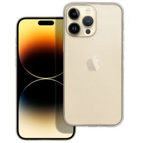  Clear 2mm Apple iPhone 17 Pro ultravékony szilikon tok, átlátszó (kamera védelemmel)