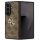 Guess PU 4G Metal Logo Samsung Galaxy Z Fold 7 kemény hátlap tok, barna