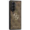 Guess PU 4G Metal Logo Samsung Galaxy Z Fold 7 kemény hátlap tok, barna
