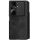 Nillkin Qin Pro Samsung Galaxy Z Fold 7 bőr flip tok S-Pen / kártyatartóval, csúsztatható kameravédővel, fekete