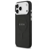 Guess PU Saffiano Apple iPhone 17 Pro Max MagSafe hátlap tok, fekete