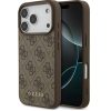 Guess 4G Classic Apple iPhone 17 Pro hátlap tok, barna