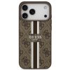 Guess 4G Printed Stripes Apple iPhone 17 Pro MagSafe hátlap tok, barna