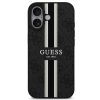 Guess 4G Printed Stripes Apple iPhone 17 MagSafe hátlap tok, fekete