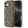 Guess 4G Triangle Logo Apple iPhone 17 MagSafe hátlap tok, barna