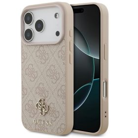   Guess 4G Small 4G and Classic Apple iPhone 17 Pro MagSafe hátlap tok, rózsaszín