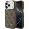 Guess 4G Classic Logo Apple iPhone 17 Pro Max MagSafe hátlap tok, barna