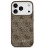 Guess 4G Classic Logo Apple iPhone 17 Pro Max MagSafe hátlap tok, barna