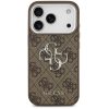 Guess 4G Big 4G Classic Logo Apple iPhone 17 Pro hátlap tok, barna-ezüst
