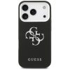 Guess Grained Big 4G Classic Logo Apple iPhone 17 Pro hátlap tok, fekete-ezüst