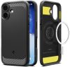 Spigen Rugged Armor MagFit Apple iPhone 17 tok, MagSafe, Matte Black, fekete (sérült csomagolás)