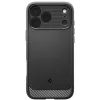 Spigen Rugged Armor MagFit Apple iPhone 17 Pro Max tok, MagSafe, Matte Black, fekete