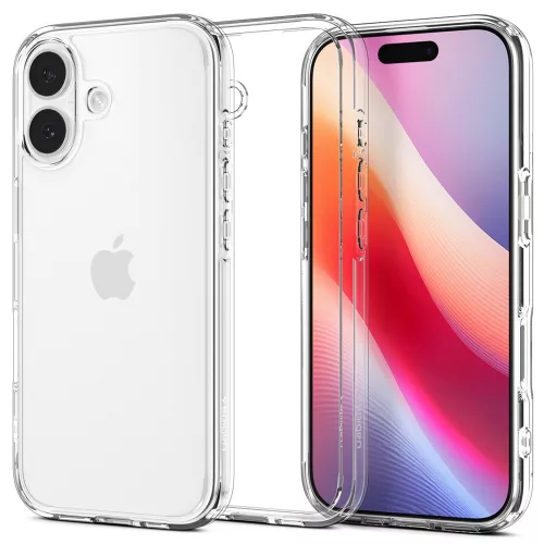 Spigen Ultra Hybrid Apple iPhone 17 tok, Crystal Clear, átlátszó