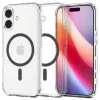 Spigen Ultra Hybrid Magfit Apple iPhone 17 tok, MagSafe, Clear Graphite, szürke