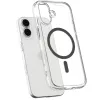 Spigen Ultra Hybrid Magfit Apple iPhone 17 tok, MagSafe, Clear Graphite, szürke