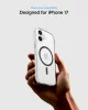Spigen Ultra Hybrid Magfit Apple iPhone 17 tok, MagSafe, Clear Graphite, szürke