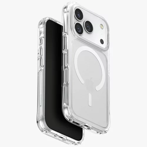 Uniq Lifepro Extreme Magclick Apple iPhone 17 Pro MagSafe szilikon tok, átlátszó