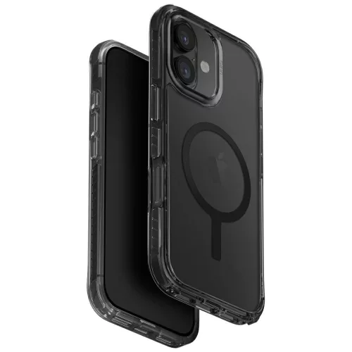 Uniq Combat Magclick Apple iPhone 17 MagSafe szilikon tok, fekete