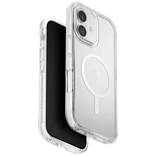 Uniq Combat Magclick Apple iPhone 17 MagSafe szilikon tok, átlátszó