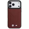 BMW M Quilted Logo Apple iPhone 17 Pro Max MagSafe hátlap tok, piros
