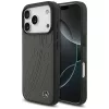 Mercedes Leather Large Laurel Leave Apple iPhone 17 Pro Max MagSafe hátlap tok, antracit szürke