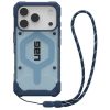 UAG Pathfinder Apple iPhone 17 Pro Max Clear MagSafe tok csuklópánttal, Blues Lanyard