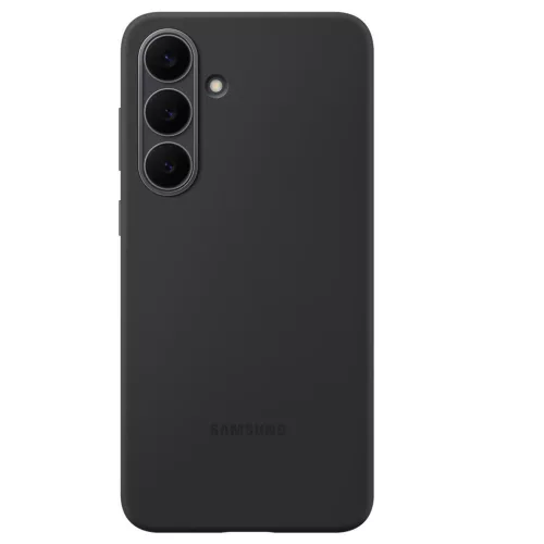 Samsung Silicone Cover Galaxy S25 FE gyári hátlap tok, fekete