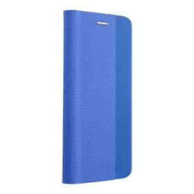   Forcell Sensitive Samsung Galaxy S25 FE oldalra nyíló flip tok, kék