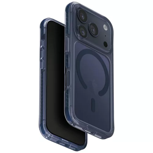 Uniq Combat Magclick Apple iPhone 17 Pro Max MagSafe tok, kék