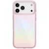 Uniq Iridescia Magclick Apple iPhone 17 Pro MagSafe tok, Pink Prism