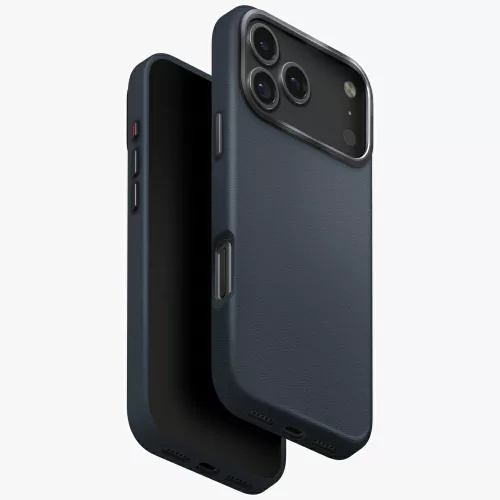 Uniq Lyden Apple iPhone 17 Pro MagSafe Bőr tok, kék