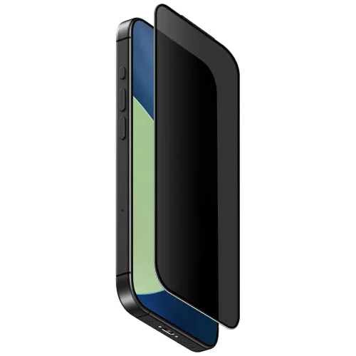 Uniq Optix Privacy Apple iPhone 17 Pro tempered glass kijelzővédő üvegfólia felhelyező kerettel, privacy