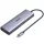 Ugreen CM498 Hub USB-C-3xUSB 3.0, HDMI 4k 30Hz, VGA, RJ45, SD/TF, PD, 100W, szürke