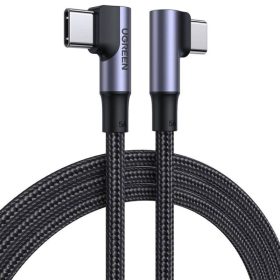   Ugreen US335 USB-C-USB-C töltő- és adatkábel, fonott, 5A, 100W, 2m, fekete