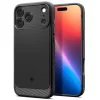 Spigen Rugged Armor MagFit Apple iPhone 17 Pro tok, MagSafe, Matte Black, fekete
