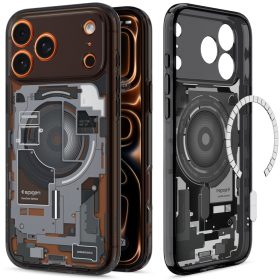   Spigen Ultra Hybrid MagFit Apple iPhone 17 Pro Max tok, MagSafe, Zero One, fekete