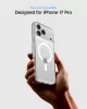 Spigen Ultra Hybrid MagFit Apple iPhone 17 Pro tok, MagSafe, Frost White, átlátszó-fehér