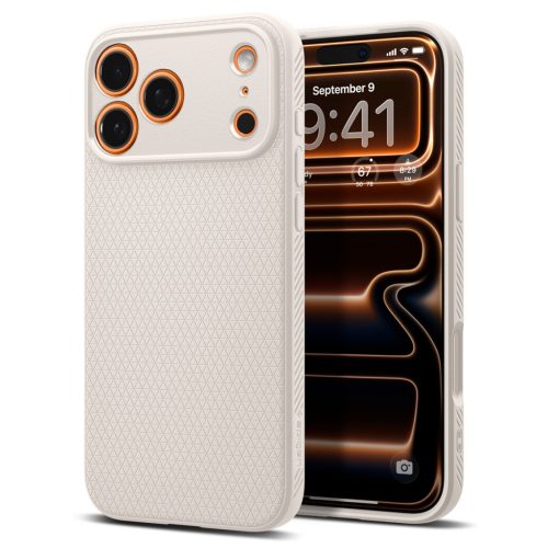Spigen Liquid Air Apple iPhone 17 Pro Max tok, Natural Titanium, bézs