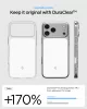 Spigen Ultra Hybrid T MagFit Apple iPhone 17 Pro tok, MagSafe, Glossy White, fehér