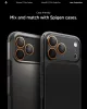 Spigen Glas.tR EZ Fit Optik Pro Apple iPhone 17 Pro / 17 Pro Max / 16 Pro / 16 Pro Max / 15 Pro / 15 Pro Max / 14 Pro / 14 Pro Max, Tempered kameralencse-védő fólia felhelyező kerettel, narancs (2db)