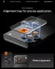 Spigen Glas.tR EZ Fit Optik Pro Apple iPhone 17 Pro / 17 Pro Max / 16 Pro / 16 Pro Max / 15 Pro / 15 Pro Max / 14 Pro / 14 Pro Max, Tempered kameralencse-védő fólia felhelyező kerettel, narancs (2db)