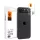 Spigen Glas.tR EZ Fit Optik Pro L-Series Apple iPhone Air (2025) Tempered kameralencse-védő fólia felhelyező kerettel, fekete-piros (2db)