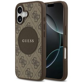   Guess 4G Circle Classic Logo Apple iPhone 17 MagSafe tok, barna