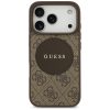 Guess 4G Circle Classic Logo Apple iPhone 17 Pro MagSafe tok, barna