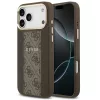 Guess 4G Stripe Apple iPhone 17 Pro Max MagSafe tok kameravédő kerettel, barna-arany