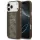 Guess 4G Stripe Apple iPhone 17 Pro Max MagSafe tok kameravédő kerettel, barna-arany