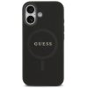 Guess Saffiano Classic Logo Apple iPhone 17 MagSafe tok, fekete