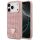 Guess Rhinestone Triangle Apple iPhone 17 Pro Max hátlap tok, rózsaszín