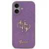 Guess Fixed Glitter Big 4G Apple iPhone 17 hátlap tok, csillámos, lila
